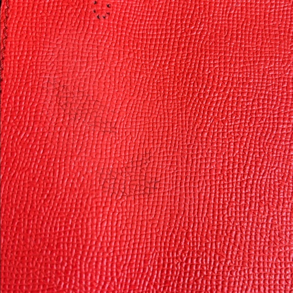 Nina Ricci Vibrant Red Clutch Envelope Purse - Picture 4 of 5